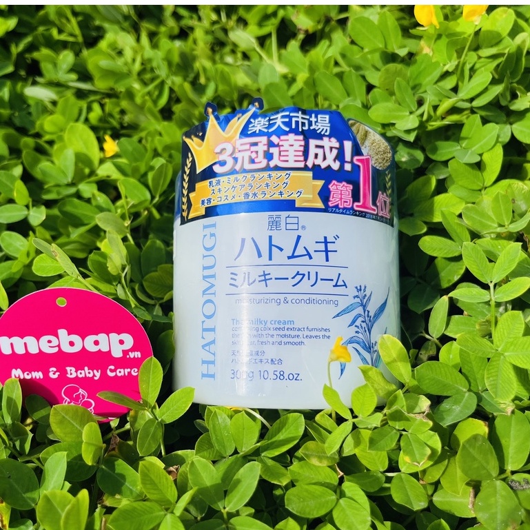 Kem dưỡng ẩm hatomugi trắng da ý dĩ Moisturizing Conditioning The Milky Nhật