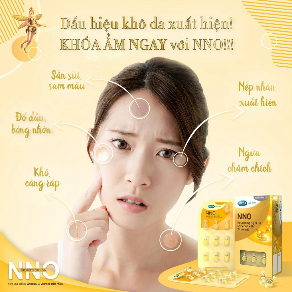 NNO NOURISHING NIGHT OIL  - Serum dưỡng da ban đêm.