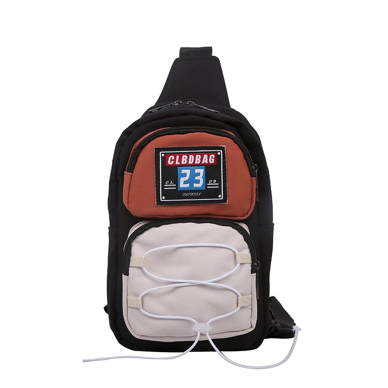 Túi Đeo Chéo Ngực Vải Canvas Phong Cách Thể Thao Thời Trang Thường Ngày Mới Cho Nam Và Nữ