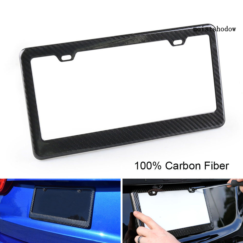 Vỏ Bọc Biển Số Xe Hơi Bằng Sợi Carbon Thiết Kế Đơn Giản Ổn Định Cho Usa Cars