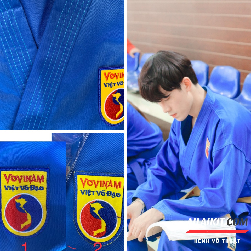 Võ Phục Vovinam Loại A Ailaikit Loại Tốt Xuất Khẩu 101870 Trang Phục Môn Võ Vovinam