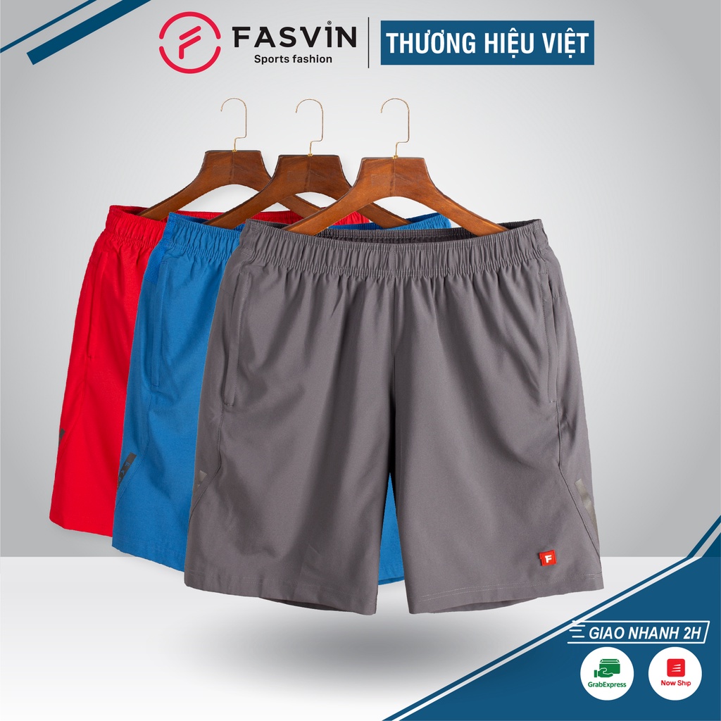 Quần Đùi Nam BIG SIZE  FASVIN Từ 80 Đến 100KG Vải Gió Đẹp Hàng Nhà Máy D20210.HN