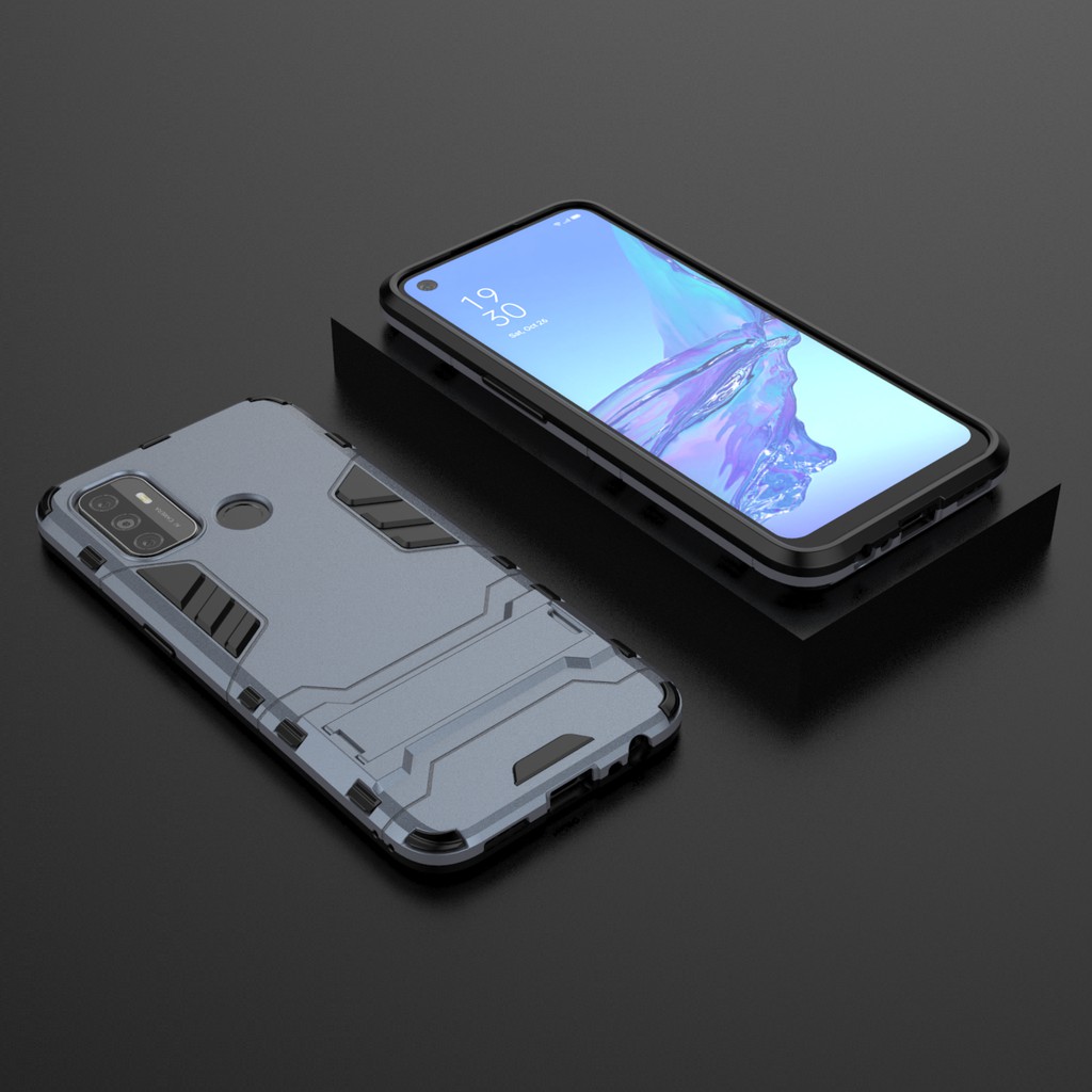 Ốp điện thoại chống sốc có giá đỡ 3D cho Oppo A53 2020