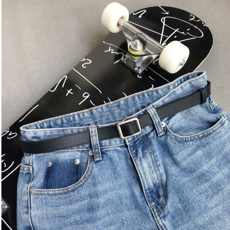 Thắt Lưng Khóa Vuông Phong Cách Hàn Quốc Thời Trang Đơn Giản 19614