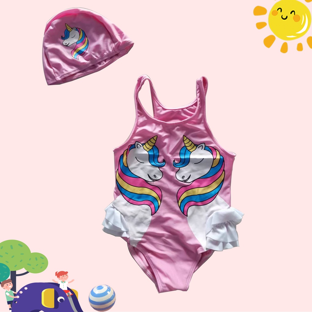 Bikini for babies, good quality one-piece swimsuits for girls,  for 1-8years