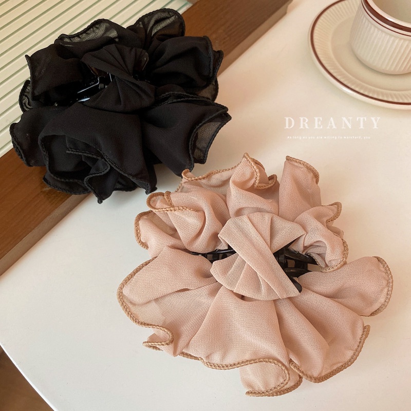 Kẹp Tóc Hình Hoa Lưới Phong Cách Nhật Bản Thời Trang Cho Nữ