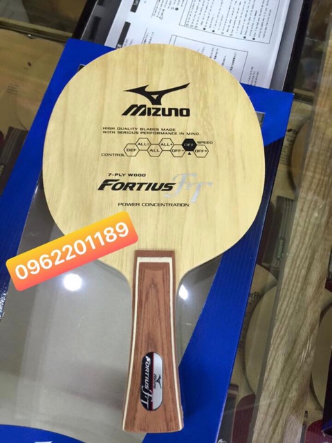 Cốt vợt bóng bàn MIZUNO FORTIUS FT Hàng chính hãng