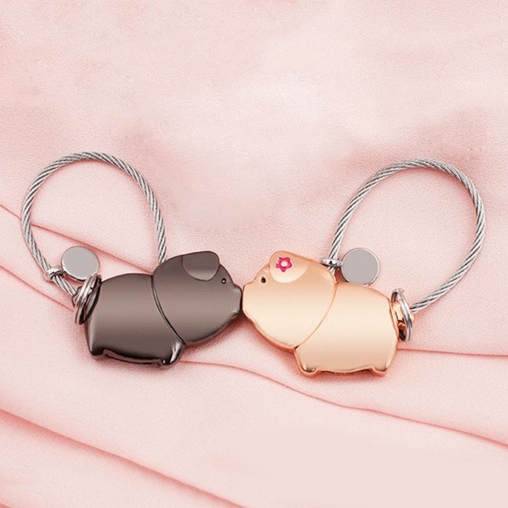 Móc khóa hình heo con dễ thương xinh xắn