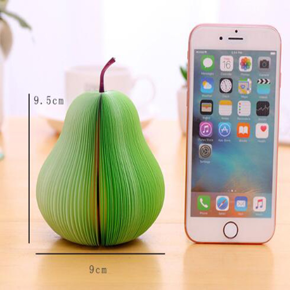 Giấy Dán Ghi Chú Tự Dính Hình Trái Cây Màu Sắc Tươi Sáng 9 Miếng Giấy Note-150