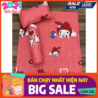 Xả kho Bộ chăn gối cho bé set 5 món mẫu em bé