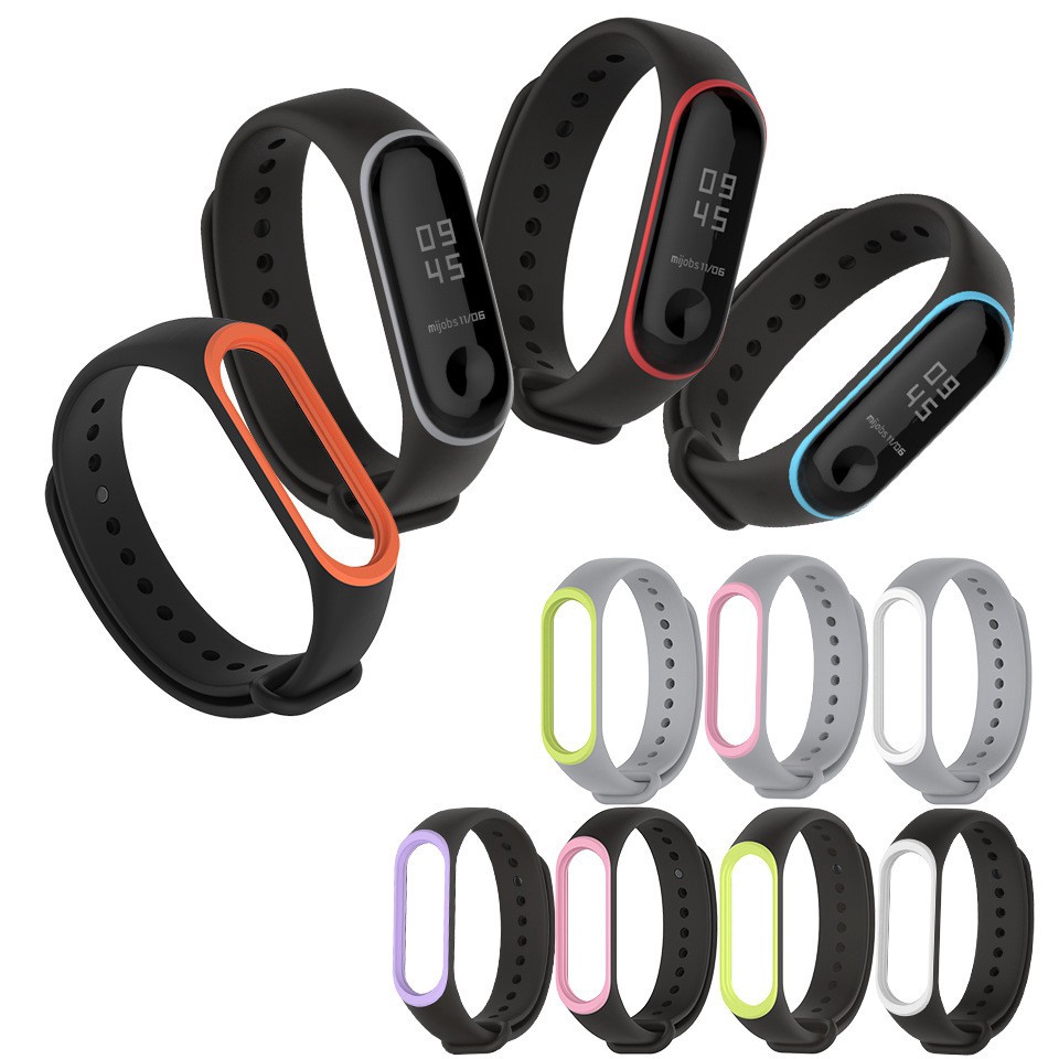 Vòng silicone đeo tay chuyên dụng cho Xiaomi Mi Band 3