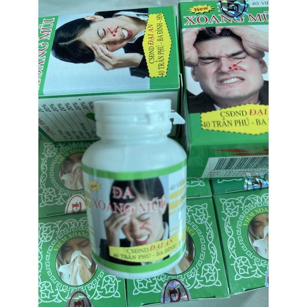 viên uống hỗ trợ viêm xoang, đa xoang mũi