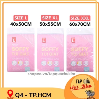 Túi giặt SOFFY Choice L Hàn Quốc lưới dày nhiều size - tapquachukim
