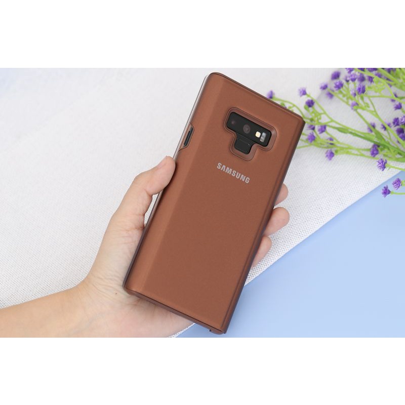 [Mã SKAMPUSHA8 giảm 8% đơn 300K] Bao da Clear View Standing Cover Samsung Galaxy Note 9 chính hãng