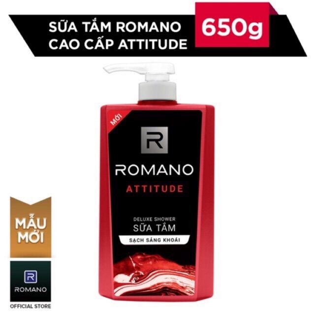 SỮA TẮM ROMANO ATTITUDE 650g