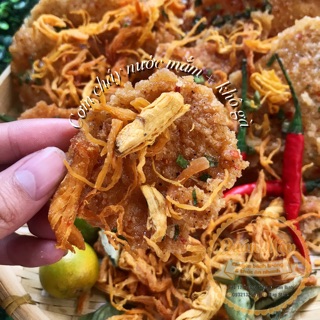 Cơm cháy trộn khô gà