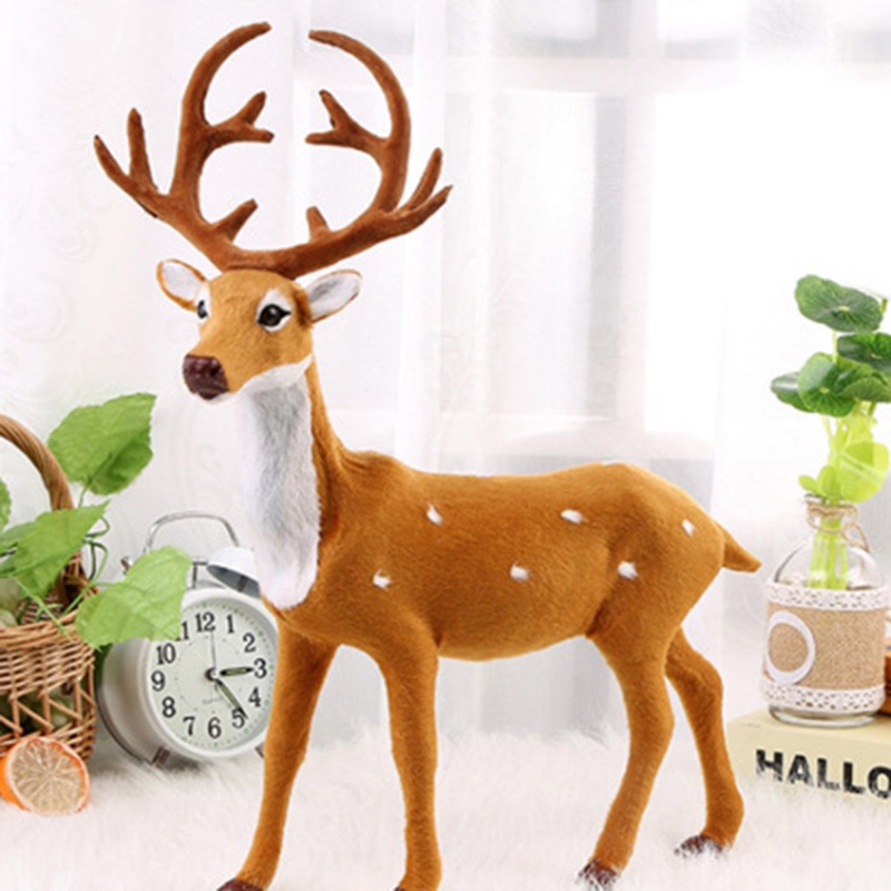 Thú nhồi bông hình tuần lộc trang trí giáng sinh năm mới 15/20/25/30/35cm