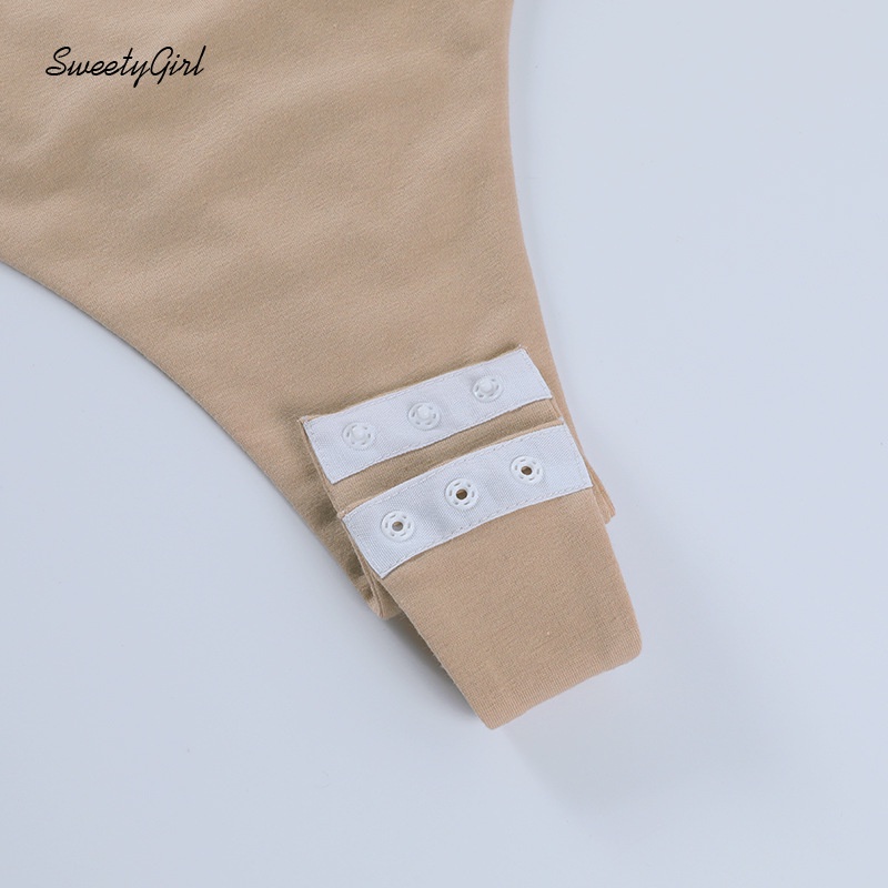 Áo Liền Quần Sát Nách Cổ Tròn Hở Lưng Màu Trơn Thời Trang Quyến Rũ Cho Nữ