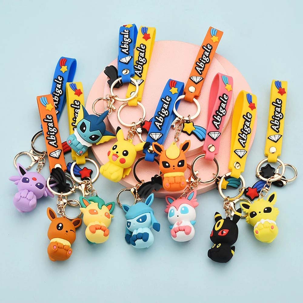 Móc Chìa Khóa Hình Pokemon Taylor1 10 Mẫu Khác Nhau