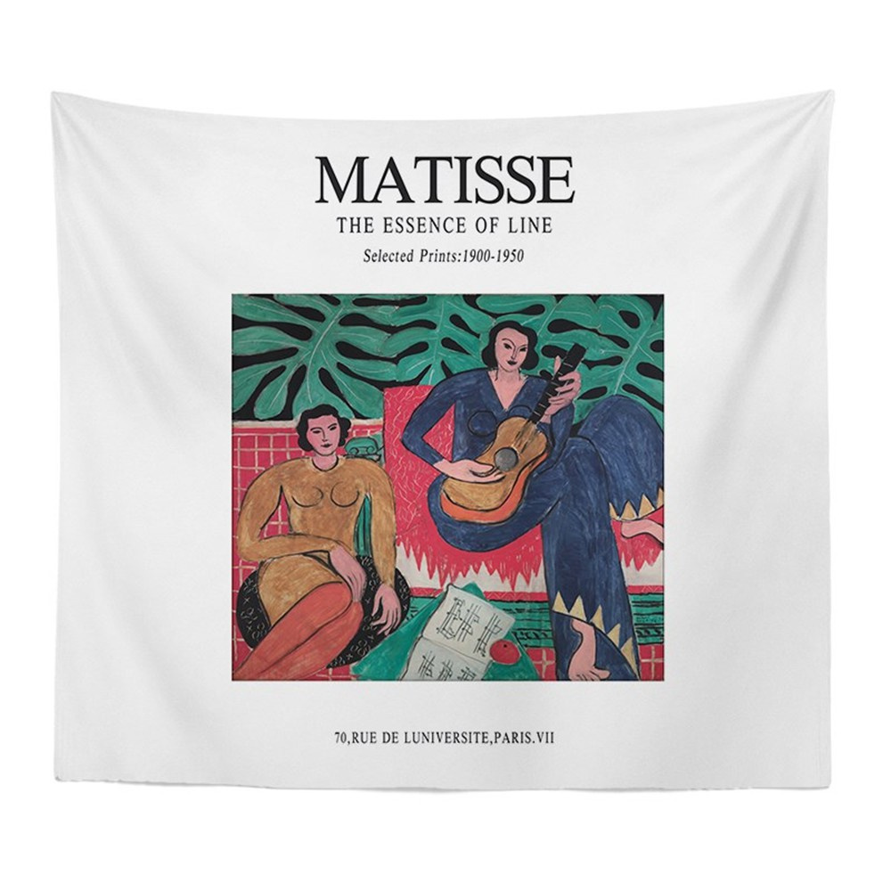 Thảm Treo Tường Trang Trí In Hình Nhân Vật Trừu Tượng