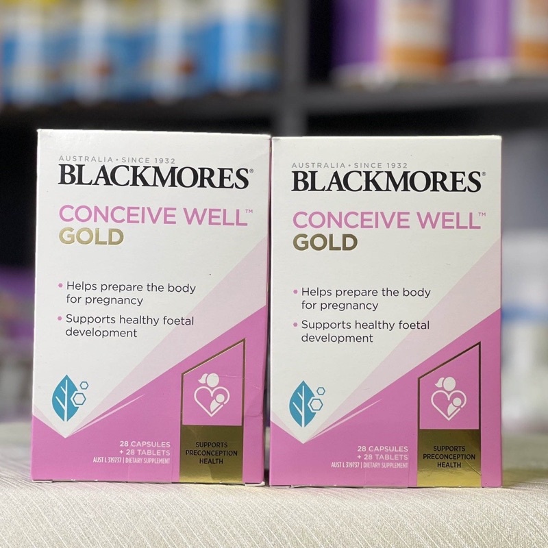 Viên uống Blackmores Conceive Well Gold - Blackmore tăng khả năng thụ thai 56v