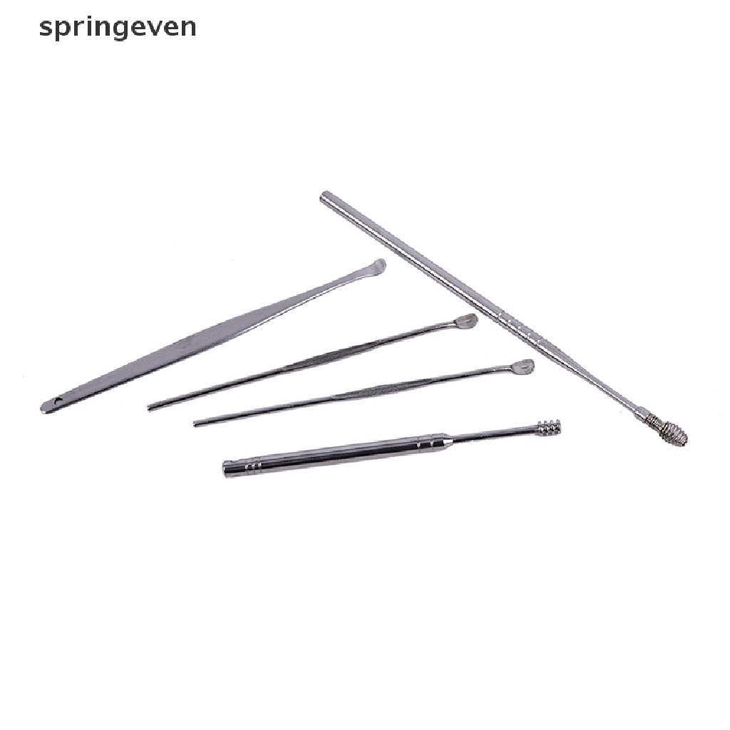 Bộ 5 Dụng Cụ Lấy Ráy Tai Bằng Thép Không Gỉ Tiện Dụng