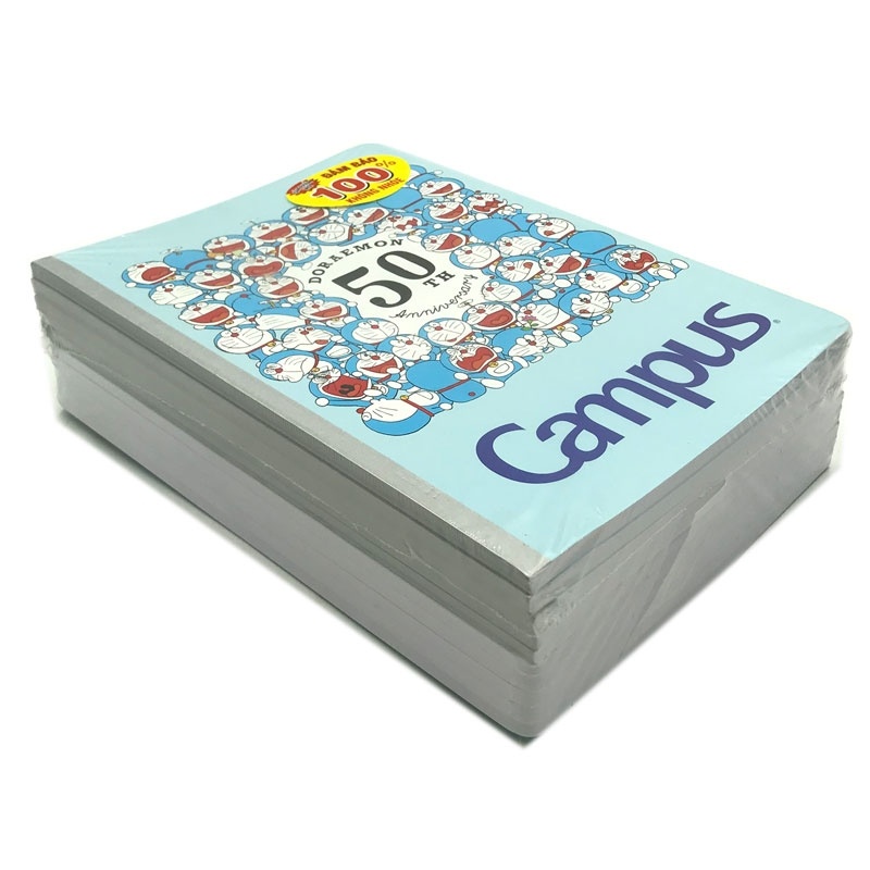 Vở Doraemon 50th Anniversary - 4 Ô Ly 80 Trang ĐL 100g/m2 - Campus NB-BD5A80 (Mẫu Màu Giao Ngẫu Nhiên)