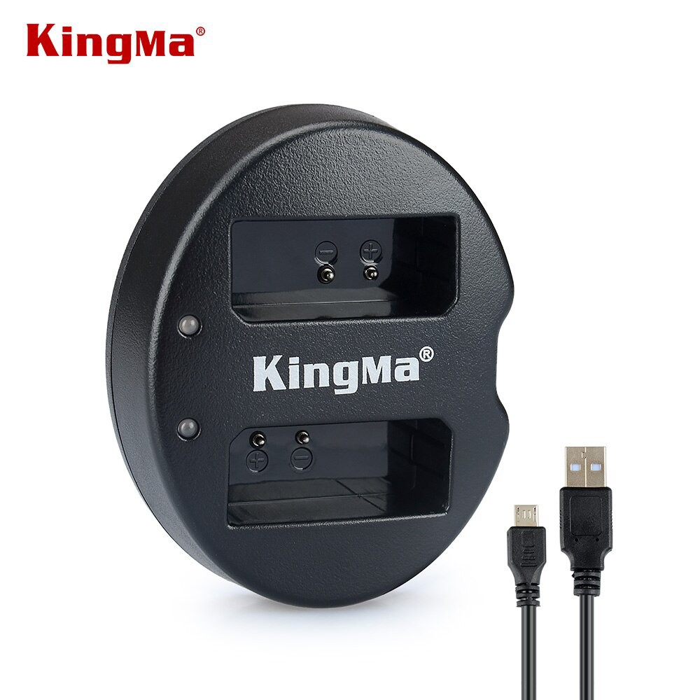 Pin sạc Kingma cho Canon LP-E10 + Hộp đựng Pin, Thẻ nhớ