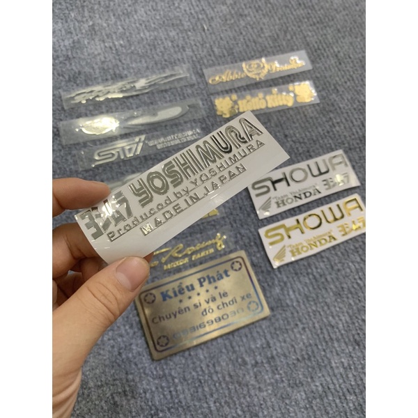 Tem nhôm dán nhiều vị trí nhiều hình