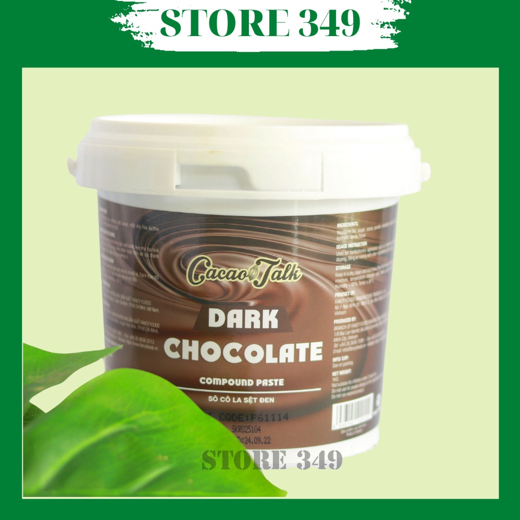 Sô Cô La Sệt Đen Cacao Talk 1kg