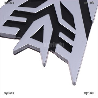 Sticker Logo Transformers 3D Dán Trang Trí Xe Hơi