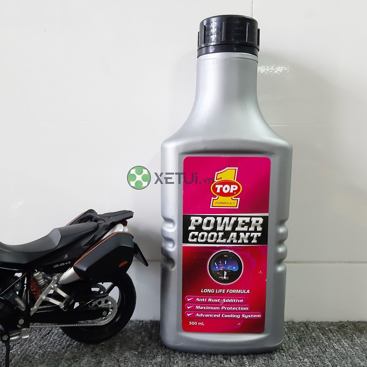 NƯỚC LÀM MÁT TOP 1 POWER COOLANT 500ML- NƯỚC ĐỎ