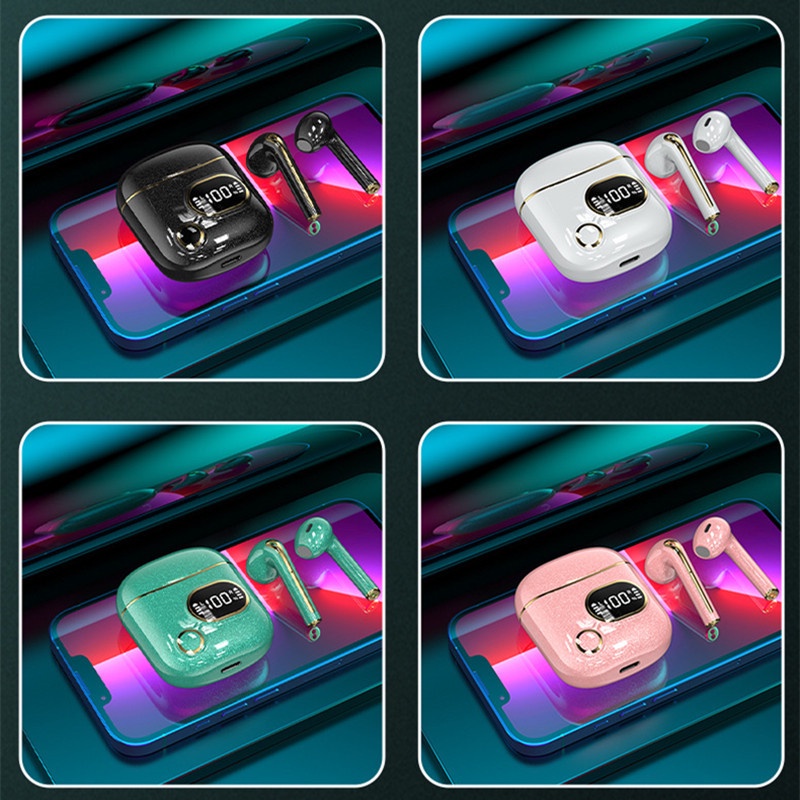 Tai nghe không dây Màn Hình LED Cảm Ứng Hexu Mini TWS 5.2 Kèm Mic