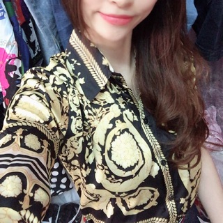 Sơ mi lụa hình thật chính chủ
