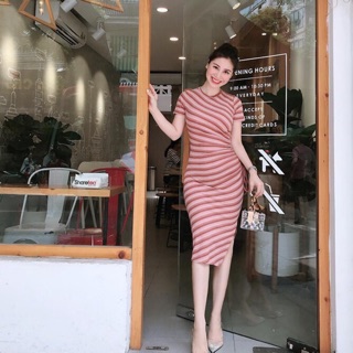 Váy xoắn kê lệch