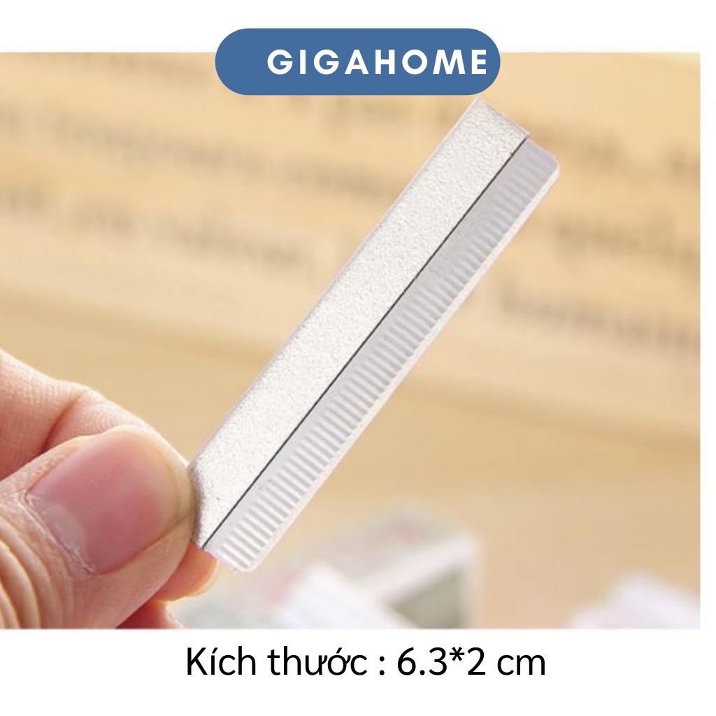 Hộp Dao Lam Tỉa Cạo Lông Mày 10 Lưỡi GGIAHOME Chuyên Dụng Cho Spa 4523