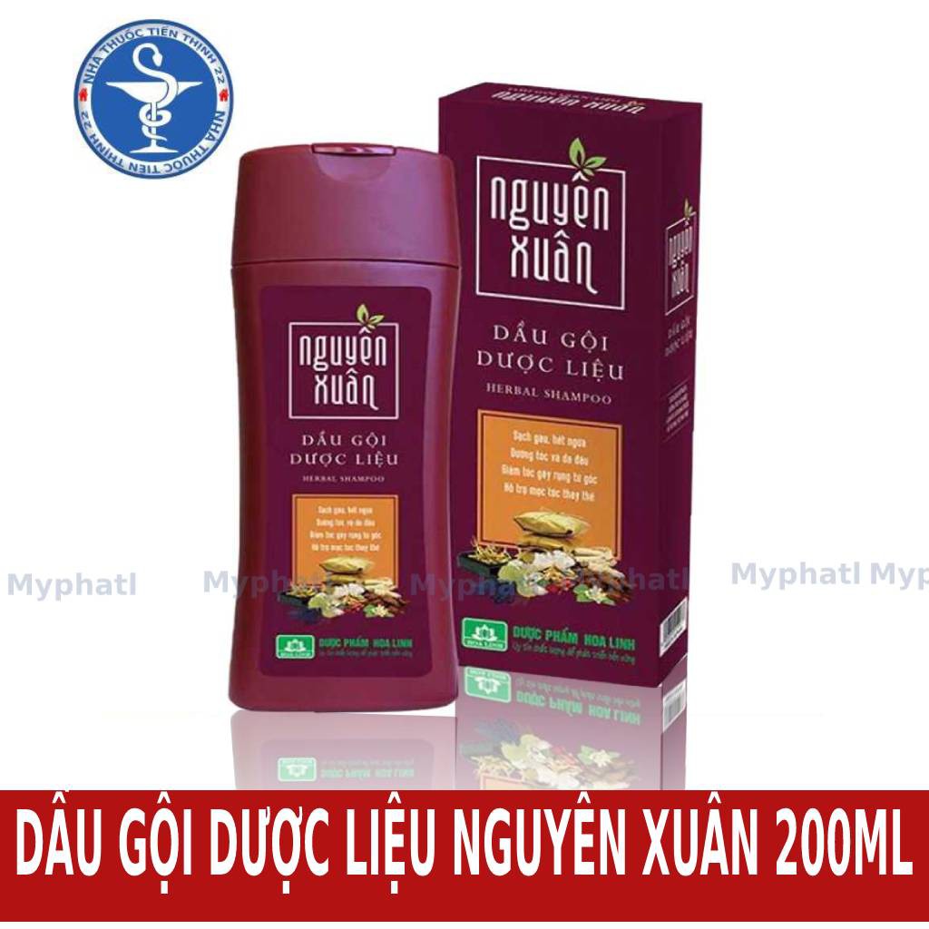 Dầu gội đầu Dược liệu Nguyên Xuân xanh và đỏ