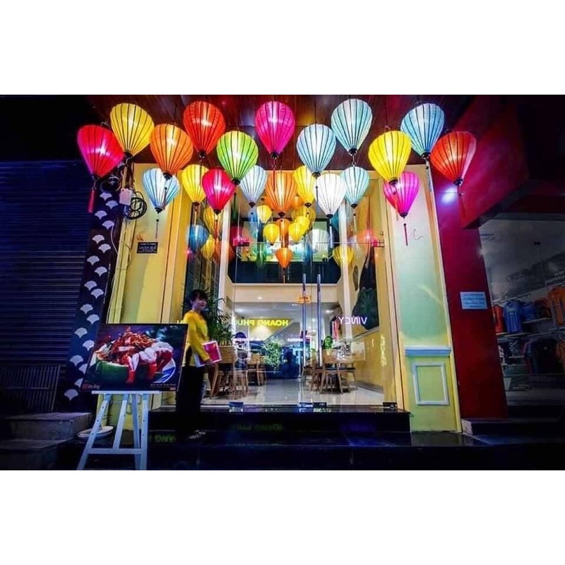 Đèn Lồng Trang Trí Hội An  sỉ ib zl kiểu tỏi