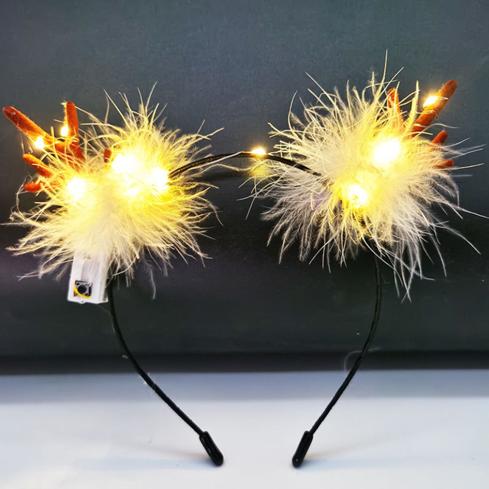 [HOT] Băng đô Tuần Lộc Đèn Led