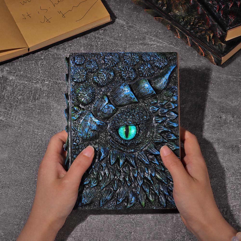 Sổ Tay Khổ A5 Bìa Hình Rồng 3D Sáng Tạo