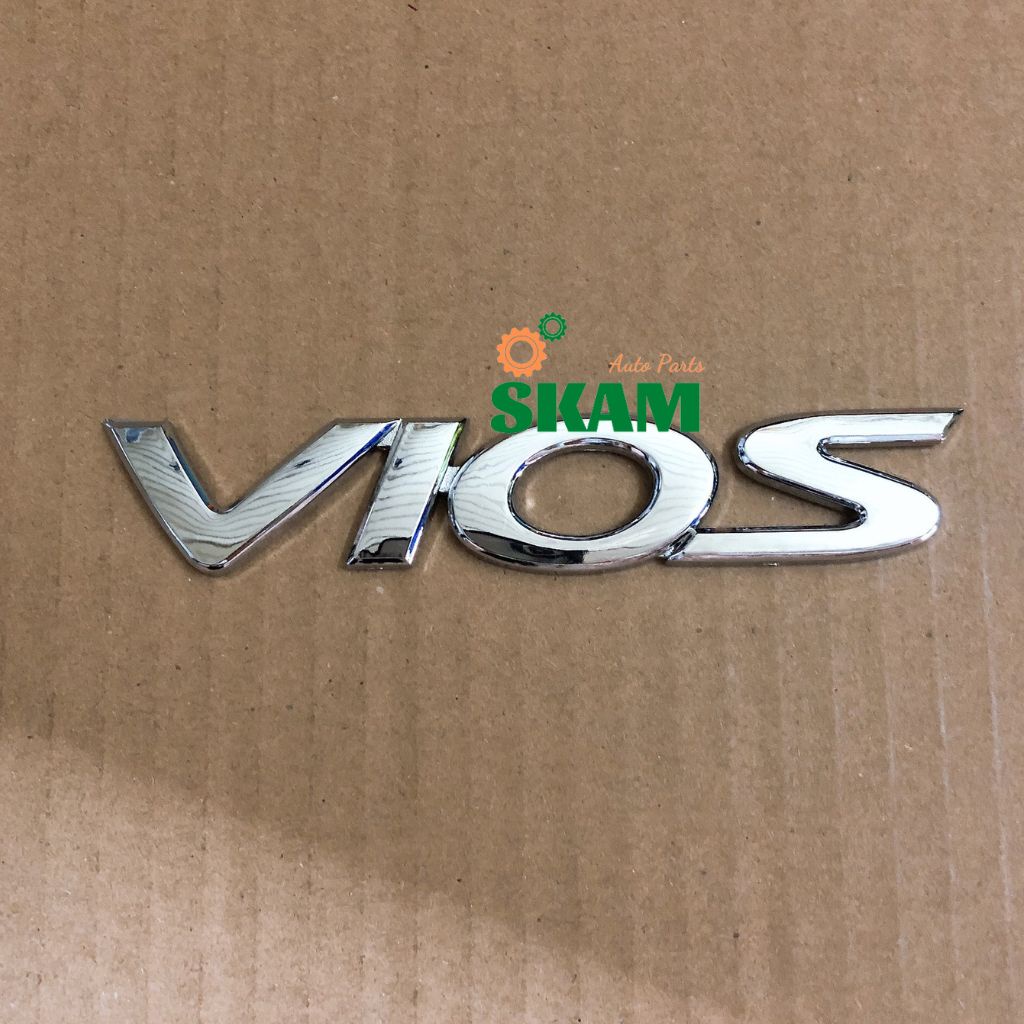 Tem dán, decal, logo/ lô gô chữ nổi TOYOTA VIOS 2014-2017- Skam Autoparts