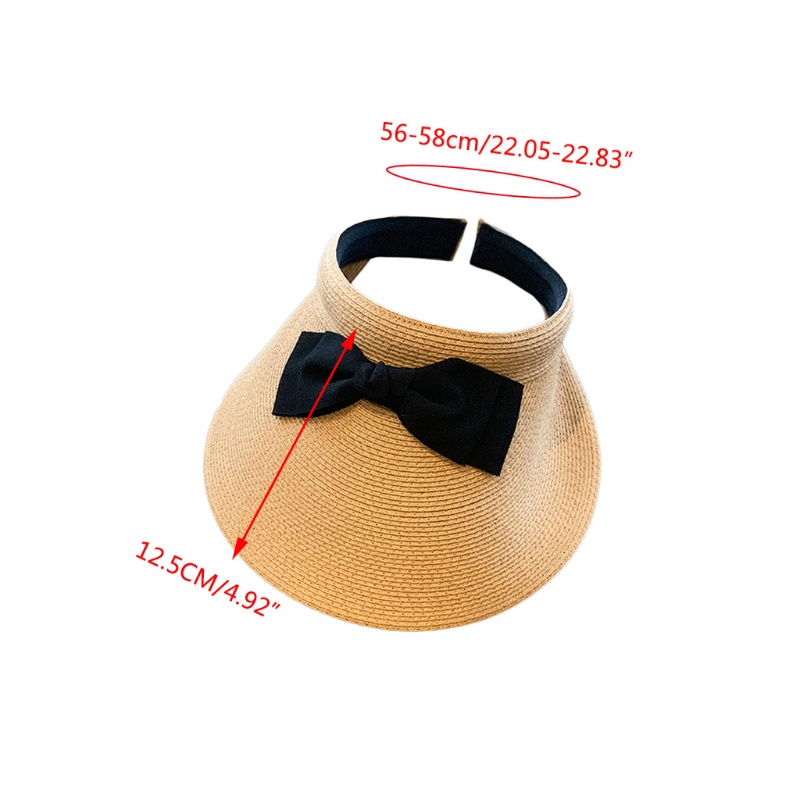 Han Mũ Lưỡi Trai Rỗng Chóp Có Thể Điều Chỉnh Rộng Vành Che Nắng Dùng Khi Đi Bộ Đường Dài