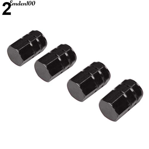 Set 4 Nắp Đậy Van Bánh Xe Hơi Bằng Hợp Kim Nhôm