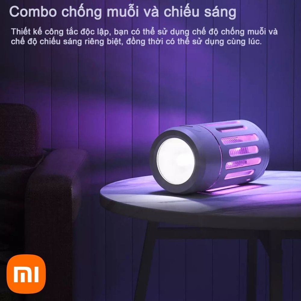 Đèn Bắt Muỗi , Máy Bắt Muỗi Thông Minh xiaomi Qiao Qingting Cleanfly Y8EK, Đèn Led Tím Thu Hút Côn Trùng, An Toàn