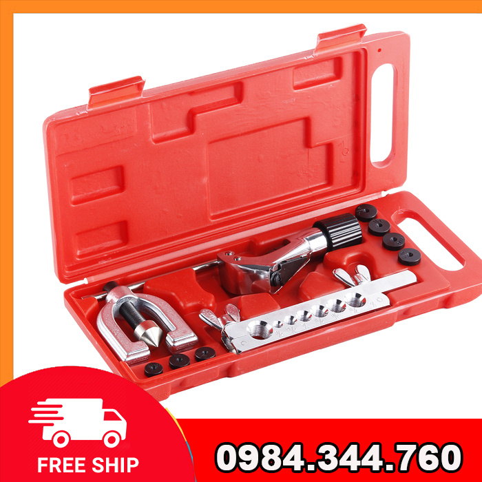 Bộ lã ống đồng CAO CẤP, bộ nong loe ống đồng lệch tâm KÈM dao cắt