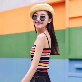 Áo len 2 dây bảy sắc cầu vồng