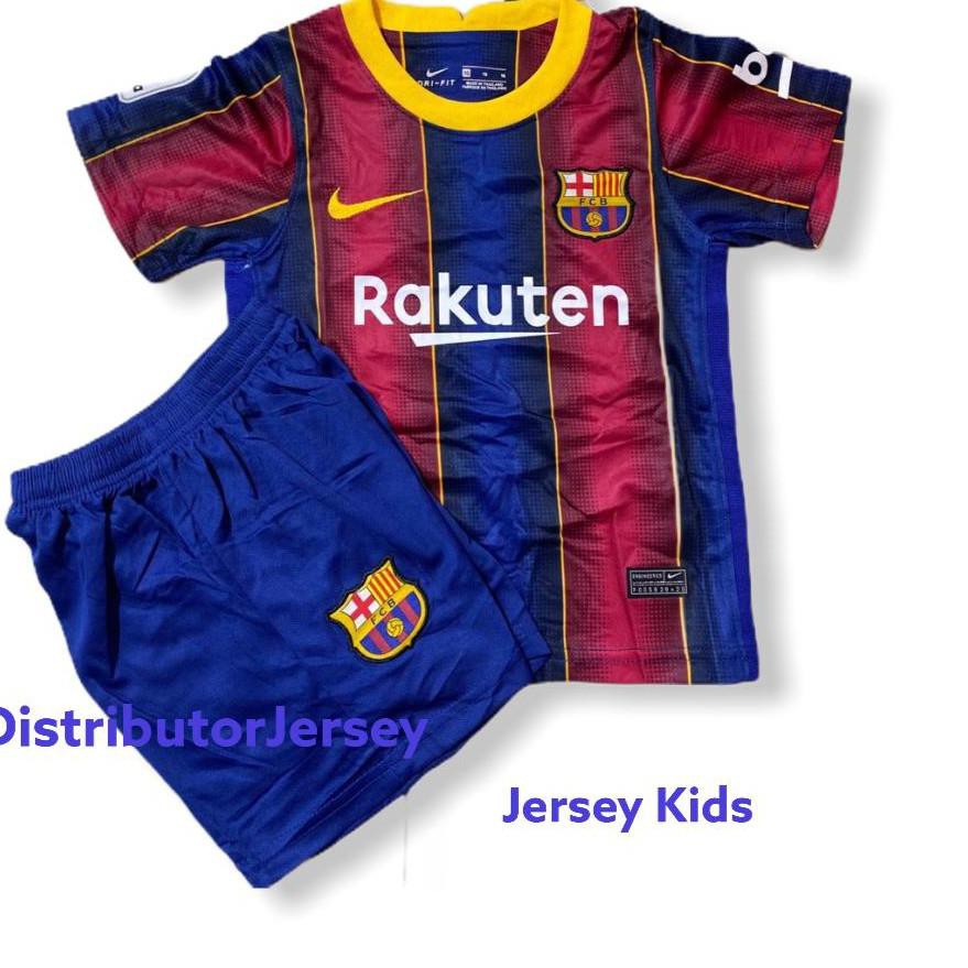 Áo Thun Jersey Barca Home 2021