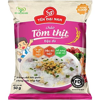 Cháo tôm thịt đậu đỏ yến đại nam 50g