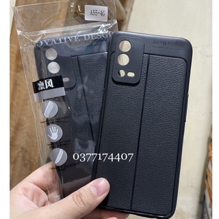 Ốp lưng dẻo Vân da cho Oppo A55 chống sốc siêu bền