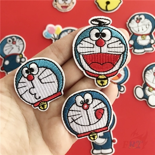 Miếng vá ủi thêu hình Doraemon độc đáo